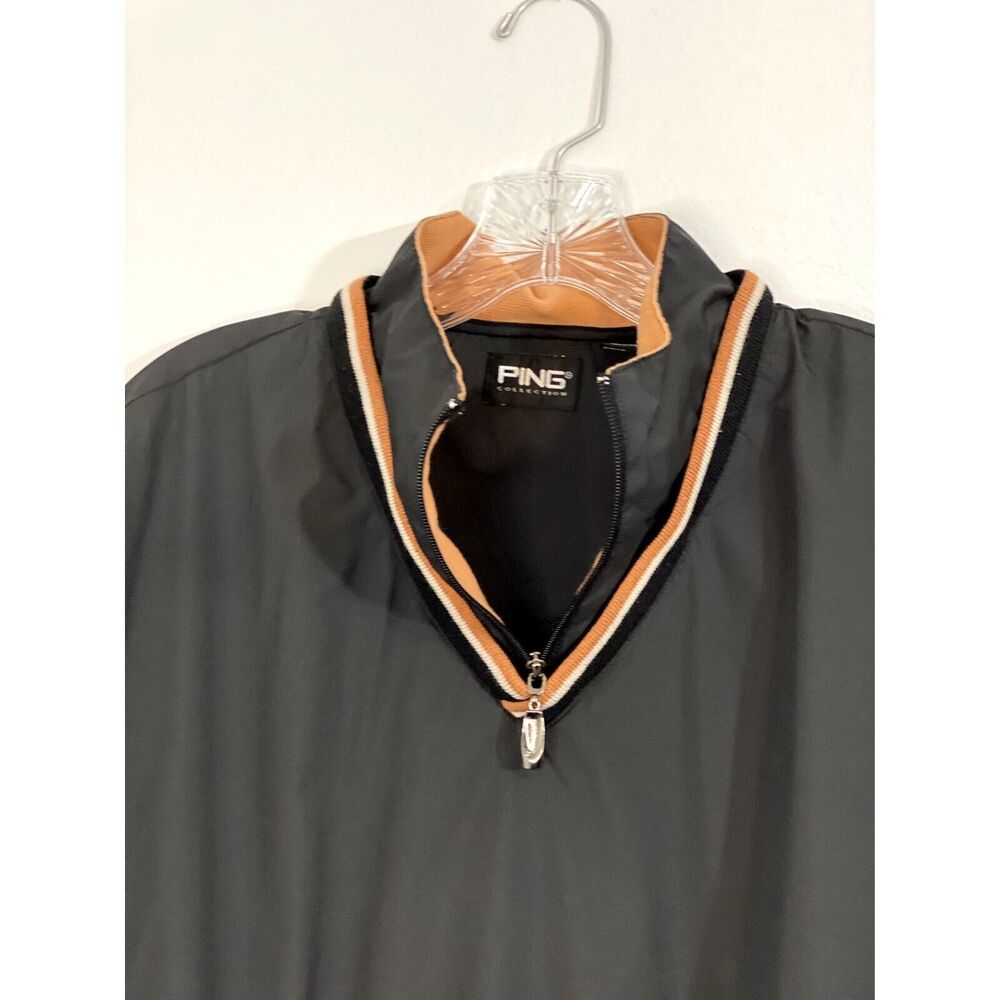 Ping Medium Windbreaker Pullover Pocket Golf Long… - image 4